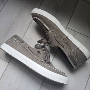 Sperry's Wahoo 2 Eyed Chocolate Canvas Men's Shoes/Boat Shoes